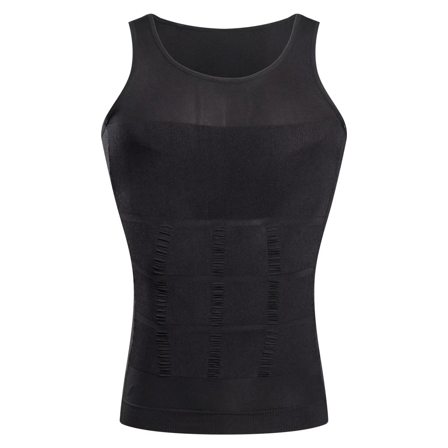 Transform Your Physique with Our Men's Slimming Compression Vest - The Ultimate Seamless Waist Trainer for Effective Belly Control and Weight Loss!