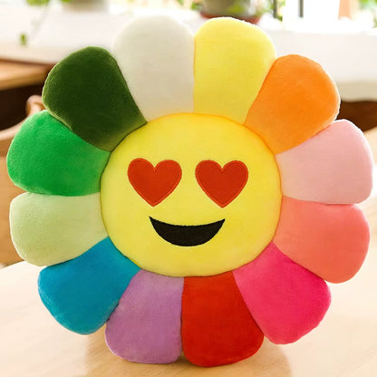 Vibrant Sunflower Plush Cushion - Perfect for Office and Desk Chairs, Ideal for Students, and an Excellent Gift Option