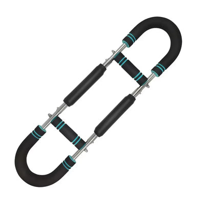 Revolutionary Adjustable U-Shaped Arm Exerciser with Comfortable Foam Handles - Your Ultimate Spring Workout Bar for Strength Training and Muscle Expansion!