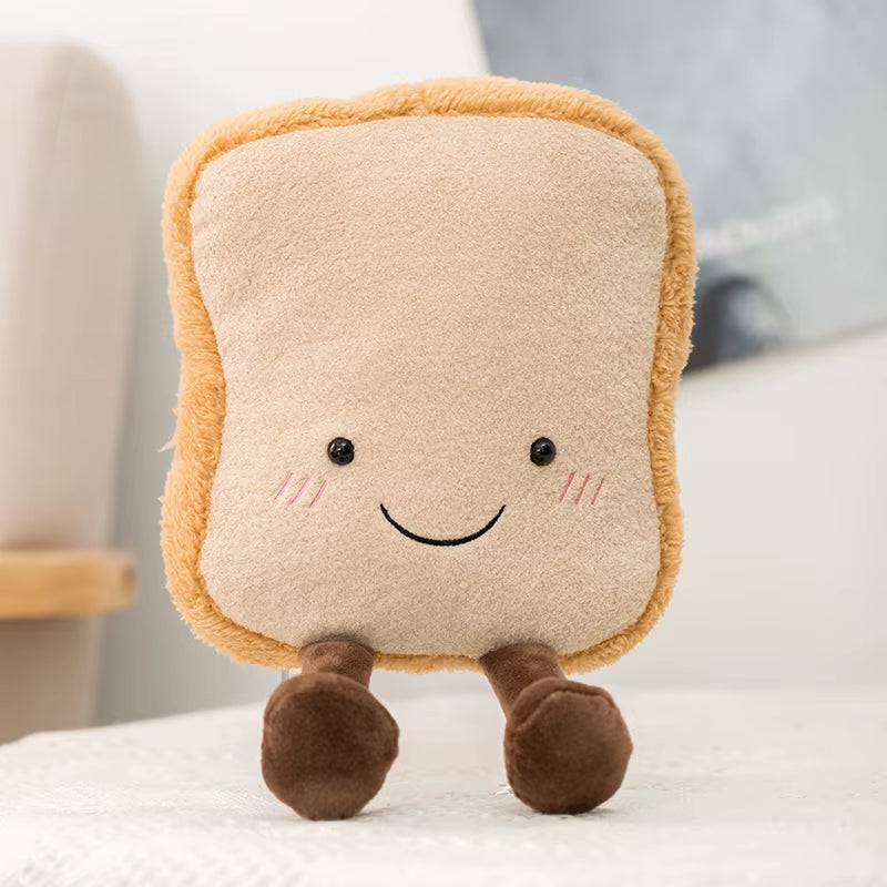 Delightful Plush Bread Collection - Adorable Stuffed Toast, Pretzel, Croissant, and Baguette for Kids - Perfect Comfort Doll and Thoughtful Birthday Gift