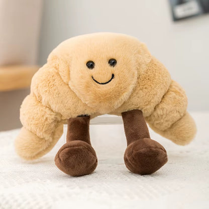 Delightful Plush Bread Collection - Adorable Stuffed Toast, Pretzel, Croissant, and Baguette for Kids - Perfect Comfort Doll and Thoughtful Birthday Gift