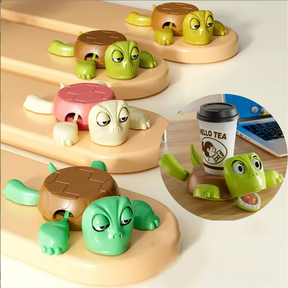 Charming Funny Turtle Coaster - Creative 3D Printed Cup Pad for Coffee, Tea, and Drinks - Eco-Friendly Decorative Tableware
