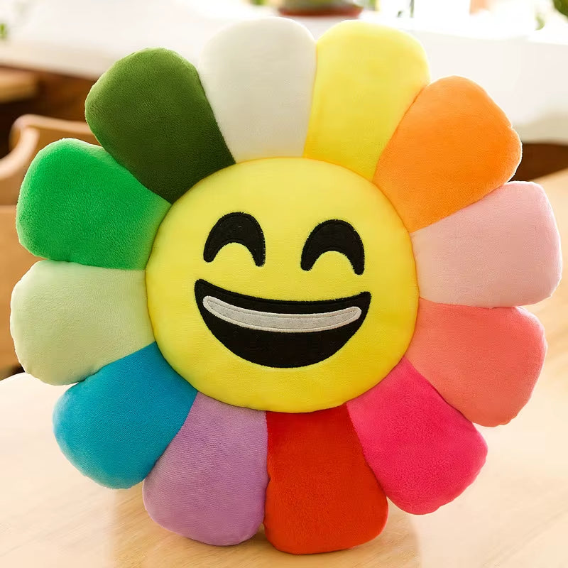 Vibrant Sunflower Plush Cushion - Perfect for Office and Desk Chairs, Ideal for Students, and an Excellent Gift Option