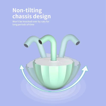 Cat Laser Toy Interactive Tumbler Design for Indoor Kitten Tumbler Interaction Toys USB Charging 360 Degree Irregular Rotation