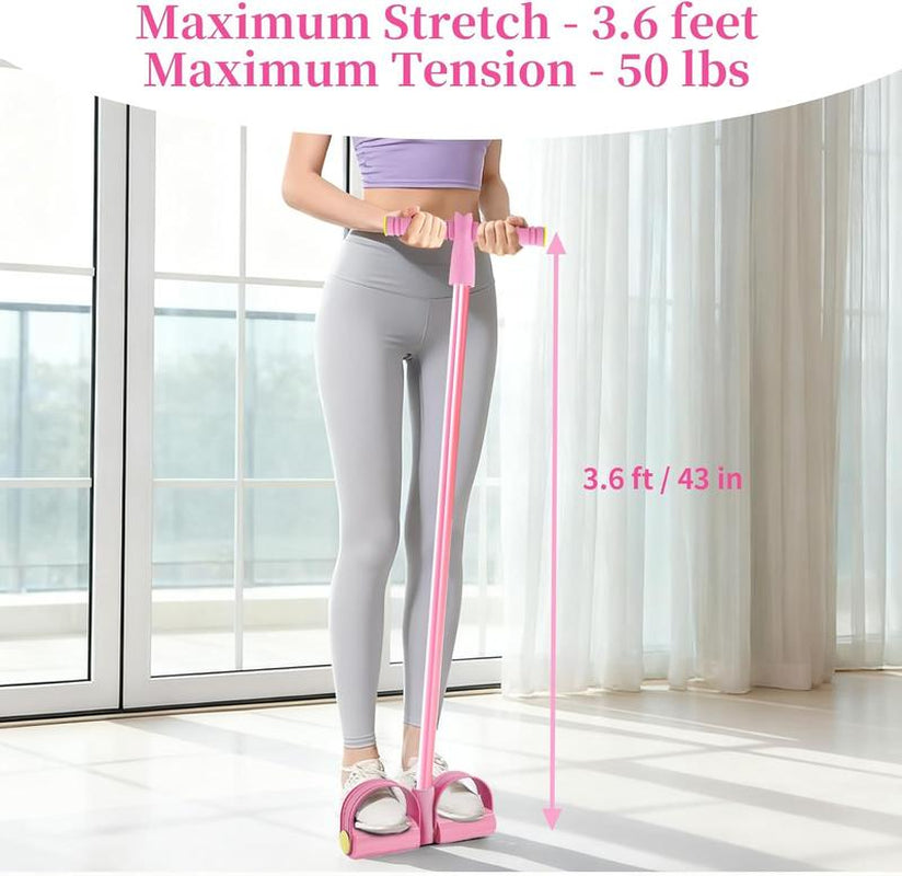 Transform Your Home Workouts with the 3-In-1 Multifunction Pedal Resistance Band – Your Ultimate Fitness Companion!