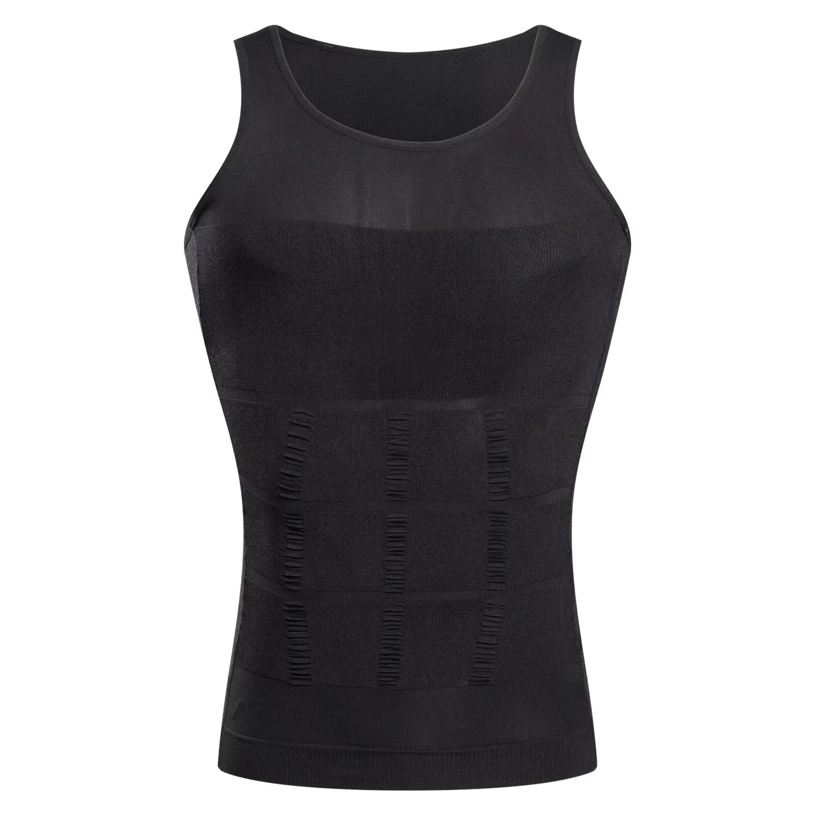 Transform Your Physique with Our Men's Slimming Compression Vest - The Ultimate Seamless Waist Trainer for Effective Belly Control and Weight Loss!