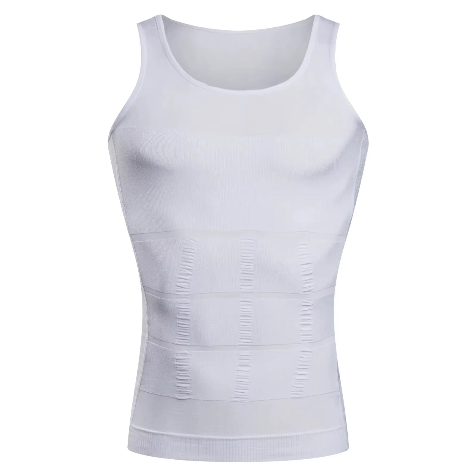 Transform Your Physique with Our Men's Slimming Compression Vest - The Ultimate Seamless Waist Trainer for Effective Belly Control and Weight Loss!