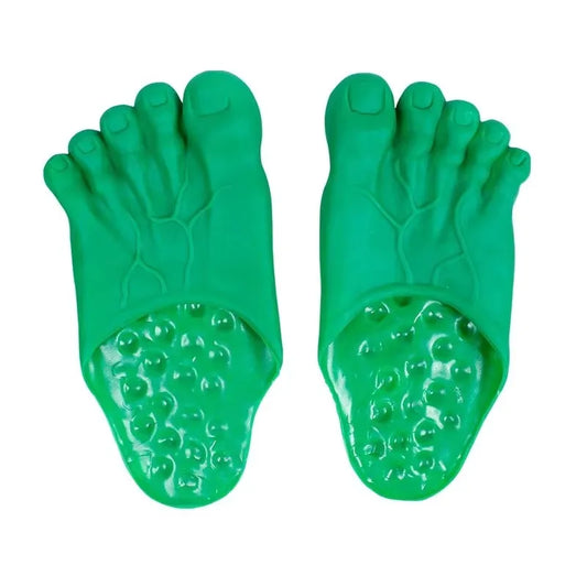 Step into Fun with Bigfoot-Inspired Five-Finger Toe Slippers for Men and Women - Perfect for Humorous Pranks and Relaxation