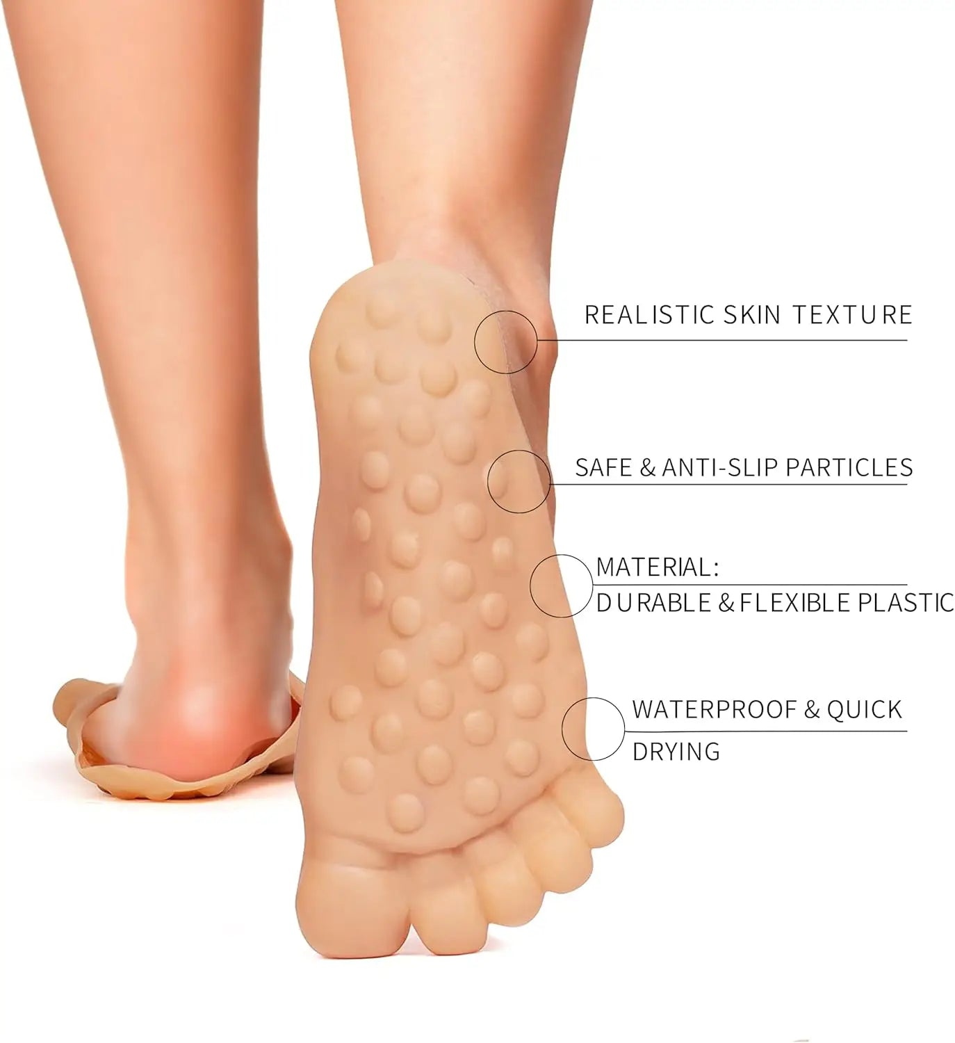Step into Fun with Bigfoot-Inspired Five-Finger Toe Slippers for Men and Women - Perfect for Humorous Pranks and Relaxation