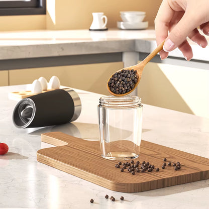 Revolutionize Your Culinary Experience with the Electric Automatic Gravity-Sensing Salt and Pepper Grinder Set