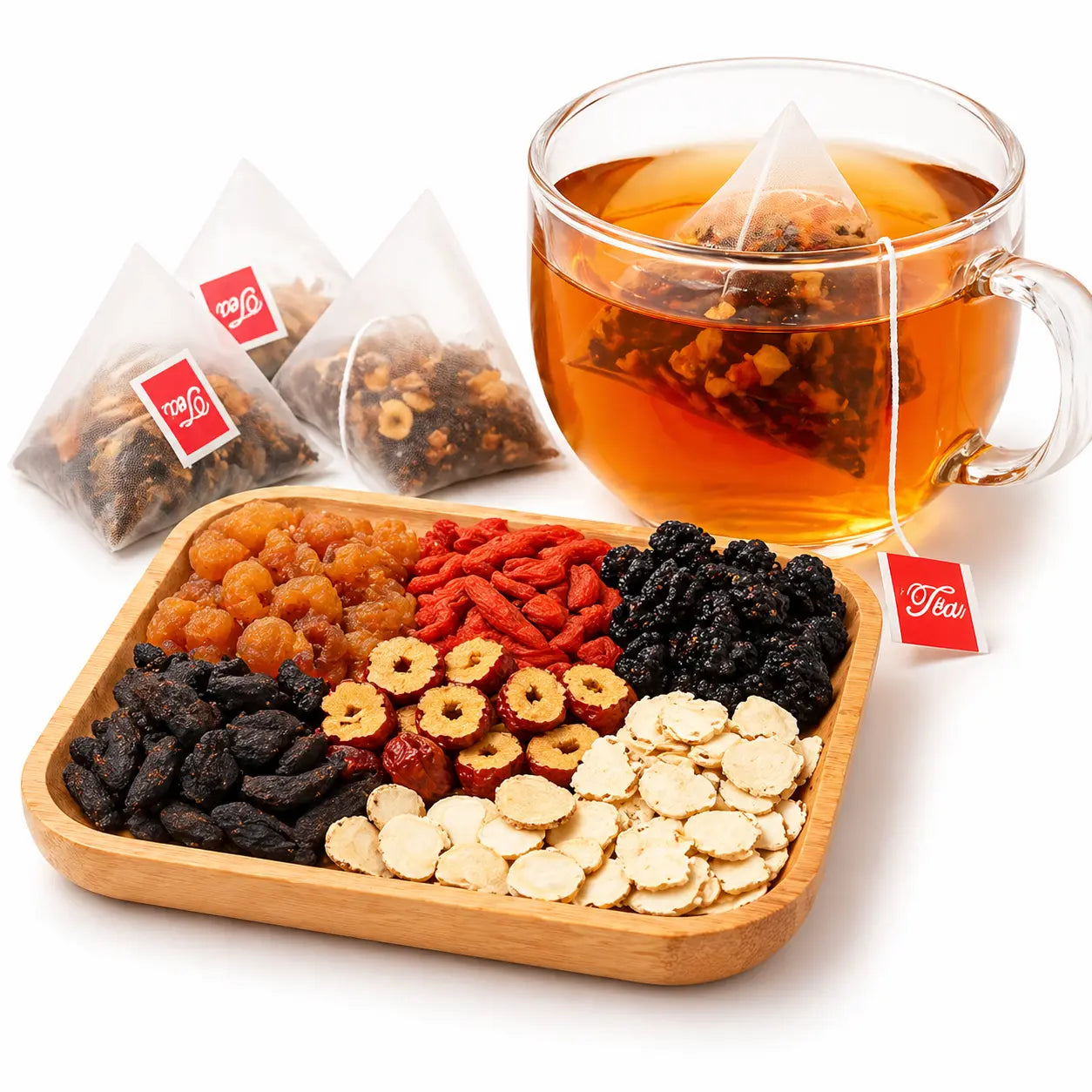 Revitalize Your Health with Organic Ginseng Eight Treasure Kidney Tea - A Natural Cleanse for Men & Women