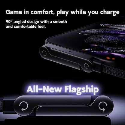 Experience Ultimate Convenience with the Invisible Holder Charger Cable & Stand - 240W Super Fast Charging for Gaming, Office, and Travel