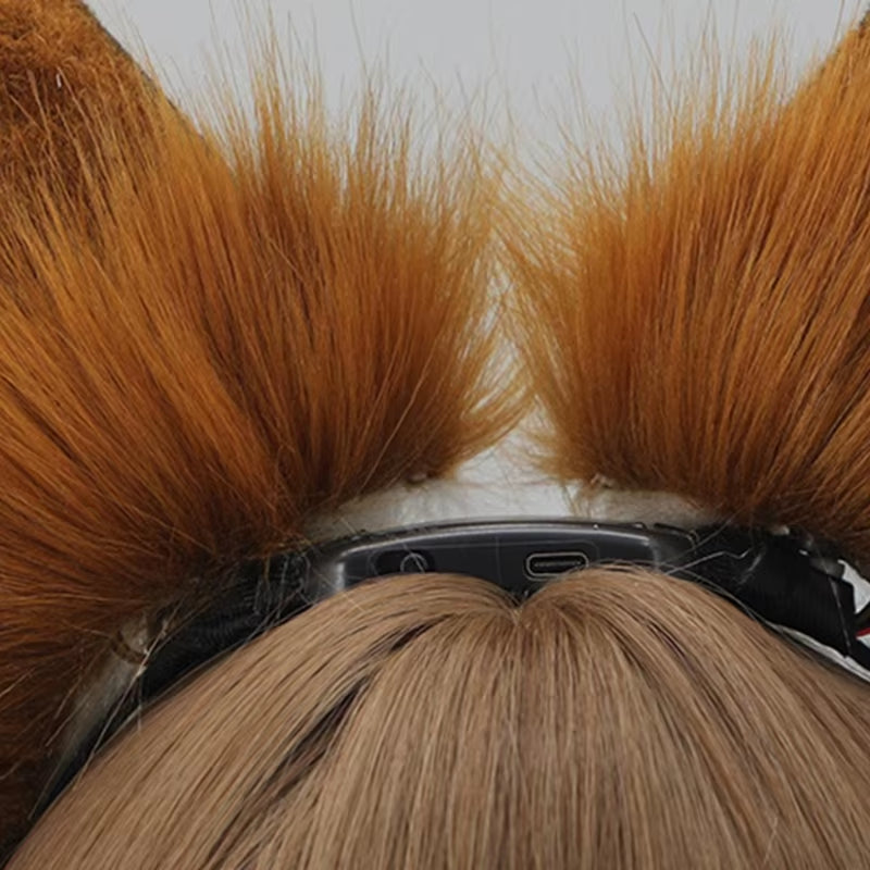 Electric Moving Fox Ears Headband for Adults and Teens - Perfect for Cosplay and Parties!