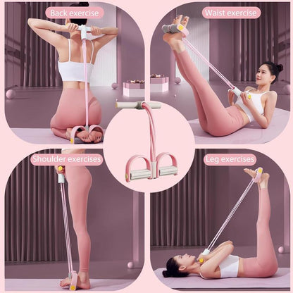 Transform Your Home Workouts with the 3-In-1 Multifunction Pedal Resistance Band – Your Ultimate Fitness Companion!