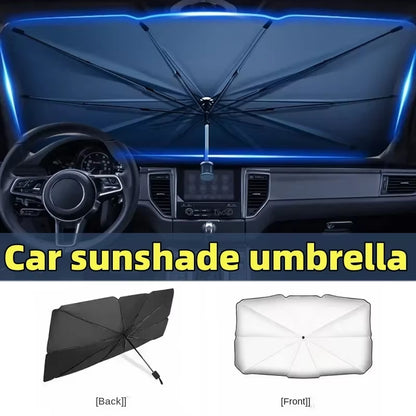 Stay Cool This Summer with Our Premium Car Sunshade Umbrella – The Ultimate Windshield Protector for Your Vehicle!
