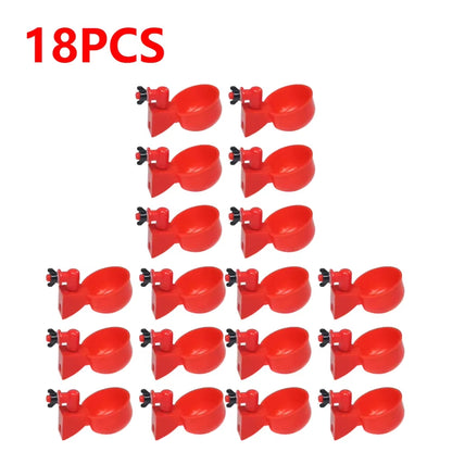 Revolutionary Automatic Poultry Watering Cups for Chickens and Ducks - Convenient Sets of 6 to 36, Effortless Installation!