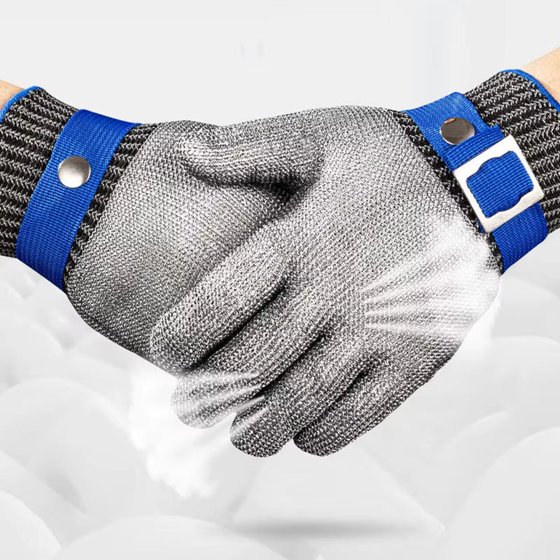 Revolutionary Stainless Steel Wire Mesh Safety Gloves - Ultimate Cut and Stab Resistance for Butchers