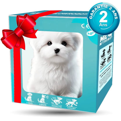 Interactive Realistic Robotic Puppy with Tail Wagging and Barking Features - Plush Walking Dog Toy for Kids