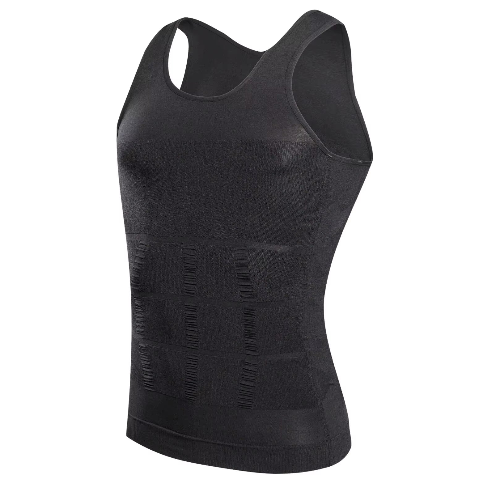 Transform Your Physique with Our Men's Slimming Compression Vest - The Ultimate Seamless Waist Trainer for Effective Belly Control and Weight Loss!