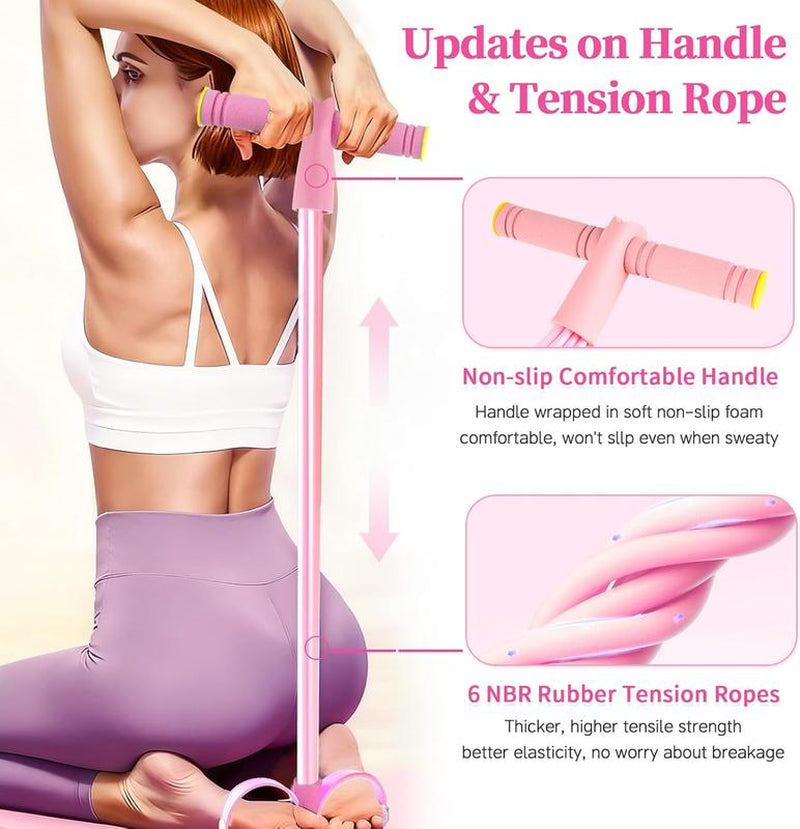 Transform Your Home Workouts with the 3-In-1 Multifunction Pedal Resistance Band – Your Ultimate Fitness Companion!