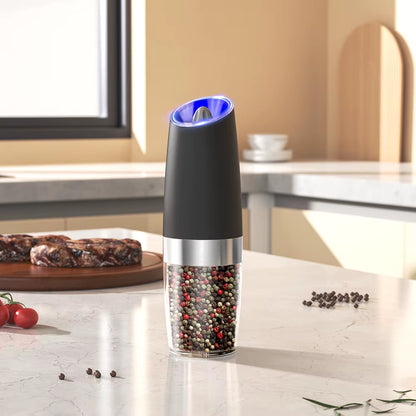 Revolutionize Your Culinary Experience with the Electric Automatic Gravity-Sensing Salt and Pepper Grinder Set