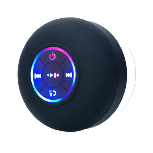 Transform Your Shower Experience with the IPX4 Waterproof Bluetooth Speaker - LED Lighting & Suction Cup for Ultimate Convenience