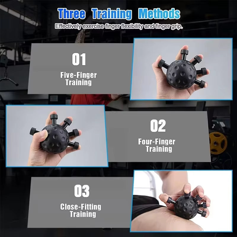 Elevate Your Hand Strength with the Five-Finger Grip Trainer - Perfect for Rehabilitation and Strength Training