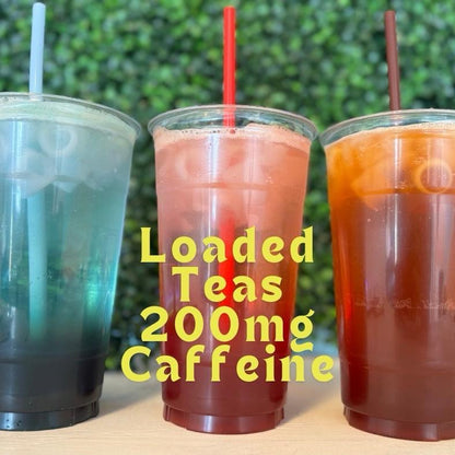 Energize Your Day with Loaded Teas - Sugar-Free & Gluten-Free 32Oz Caffeinated Beverage Mix - Refreshing Energy Powder Drink Made in the USA - 24 Months Freshness Guaranteed