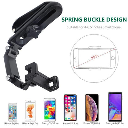 Revolutionary 1080° Multi-Function Sun Visor Phone Holder - Universal 360° Rotating Design for Every Scene