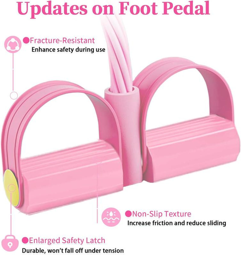 Transform Your Home Workouts with the 3-In-1 Multifunction Pedal Resistance Band – Your Ultimate Fitness Companion!