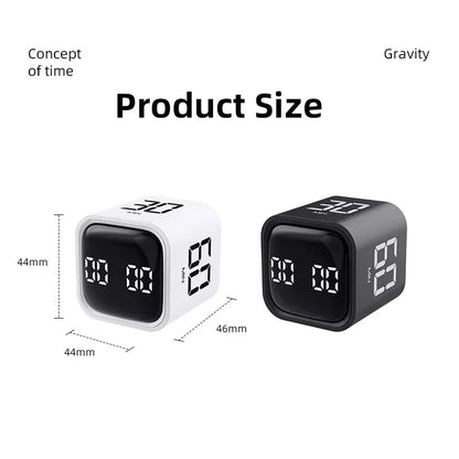 Revolutionize Your Cooking and Learning with the Gravity Sensor Productivity Timer Cube - Versatile Countdown and Countup Features!