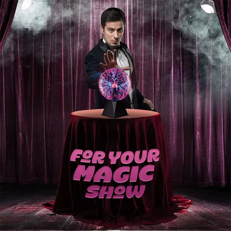 Enchanting Touch-Sensitive Magic Plasma Ball Lamp - LED Night Light for Kids and Adults - Perfect Holiday Decor and Gift
