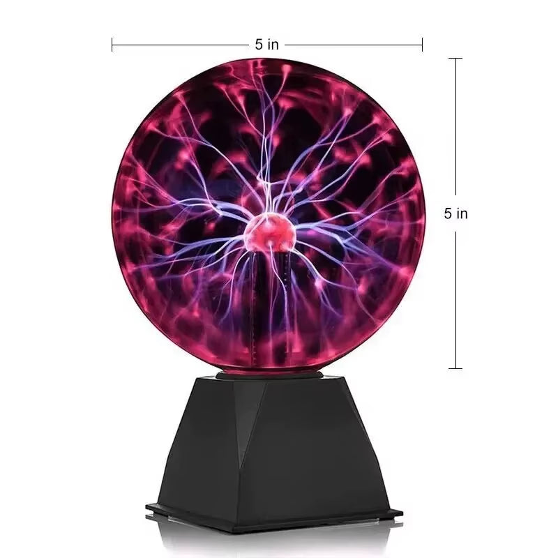 Enchanting Touch-Sensitive Magic Plasma Ball Lamp - LED Night Light for Kids and Adults - Perfect Holiday Decor and Gift