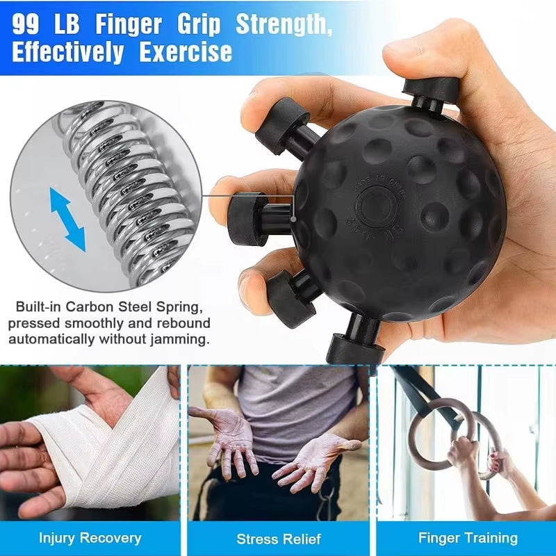 Elevate Your Hand Strength with the Five-Finger Grip Trainer - Perfect for Rehabilitation and Strength Training