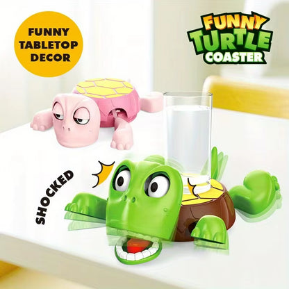Charming Funny Turtle Coaster - Creative 3D Printed Cup Pad for Coffee, Tea, and Drinks - Eco-Friendly Decorative Tableware