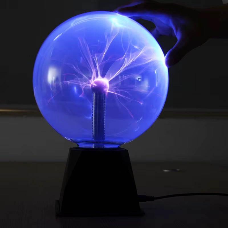 Enchanting Touch-Sensitive Magic Plasma Ball Lamp - LED Night Light for Kids and Adults - Perfect Holiday Decor and Gift