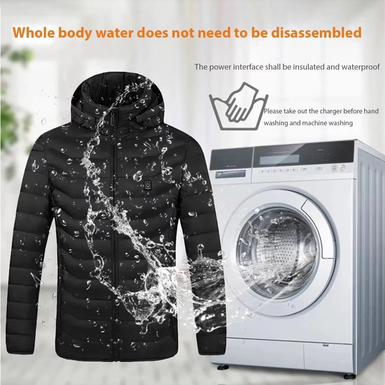 Stay Warm This Winter with Our Men's Heated USB Jacket - The Ultimate Outdoor Thermal Coat