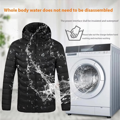 Stay Warm This Winter with Our Men's Heated USB Jacket - The Ultimate Outdoor Thermal Coat