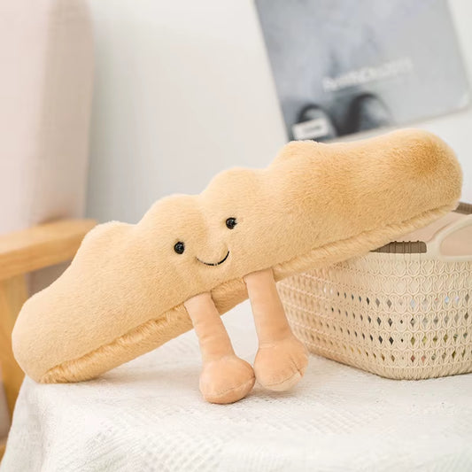 Delightful Plush Bread Collection - Adorable Stuffed Toast, Pretzel, Croissant, and Baguette for Kids - Perfect Comfort Doll and Thoughtful Birthday Gift