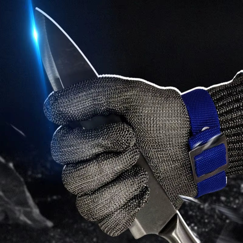 Revolutionary Stainless Steel Wire Mesh Safety Gloves - Ultimate Cut and Stab Resistance for Butchers