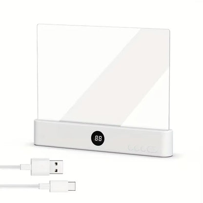 Illuminate Your Reading Experience with the LED Flat Panel Night Vision Light - Perfect for Students and Book Lovers!