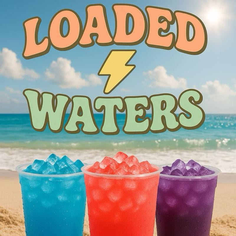 Revitalize Your Day with Loaded Waters - Energizing Sugar-Free & Gluten-Free Drink Mix with 200Mg Natural Caffeine - 32Oz of Refreshing Flavor Awaits!