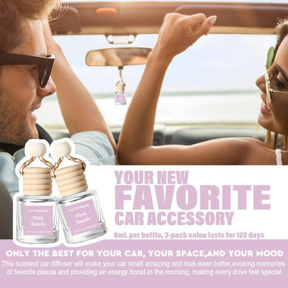 Elevate Your Drive with Our Long-Lasting Teakwood Scented Car Air Freshener - Lasts Over 60 Days!