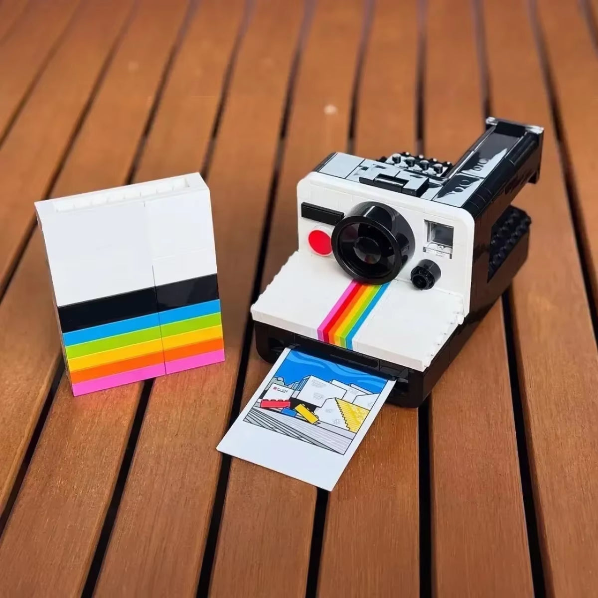 Capture Memories with the Designer Retro Camera Building Blocks - MOC-21345 Classic Gift for Creative Minds