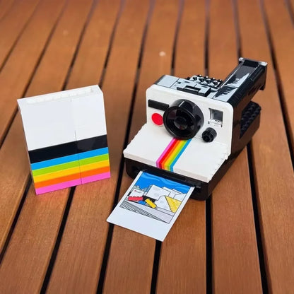 Capture Memories with the Designer Retro Camera Building Blocks - MOC-21345 Classic Gift for Creative Minds