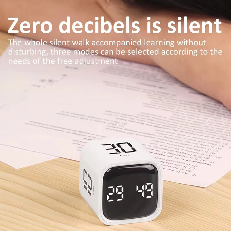 Revolutionize Your Cooking and Learning with the Gravity Sensor Productivity Timer Cube - Versatile Countdown and Countup Features!