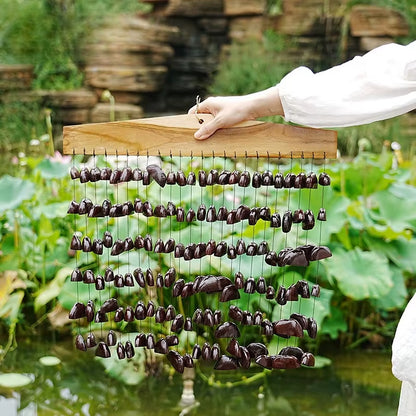 Enchanting Nutshell Wind Bells: Perfect for Indoor and Outdoor Meditation and Healing Therapy