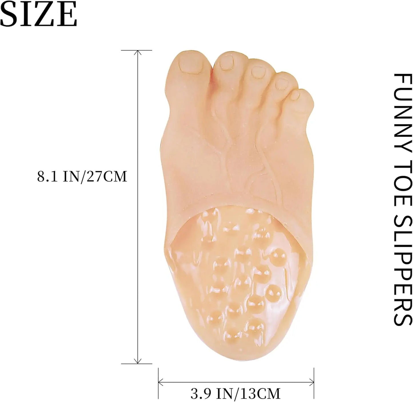Step into Fun with Bigfoot-Inspired Five-Finger Toe Slippers for Men and Women - Perfect for Humorous Pranks and Relaxation