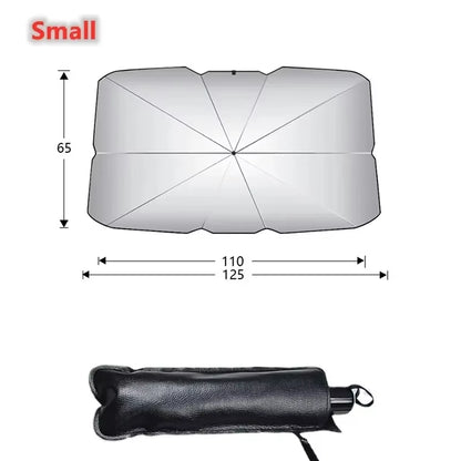 Stay Cool This Summer with Our Premium Car Sunshade Umbrella – The Ultimate Windshield Protector for Your Vehicle!