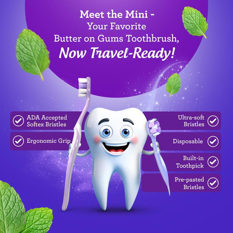 Gurunanda Ready-To-Go Travel Toothbrushes - 70 Count for Effortless Oral Care Anywhere